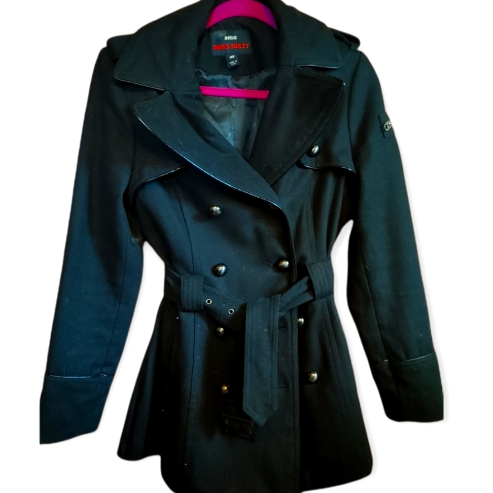 Vintage Miss Sixty Jacket- Wool Blend- Sz. M